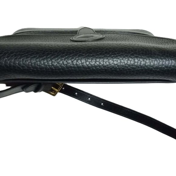 Rare VIntage Dooney & Bourke East/West Shoulder Bag P174 in Black - Picture 11 of 13